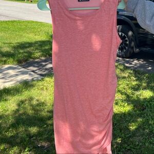 Coral Sleeveless Dress